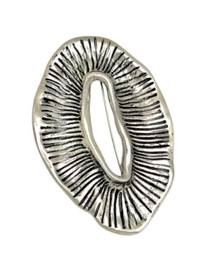 Broche Eclipse Plata Patinada 10µ