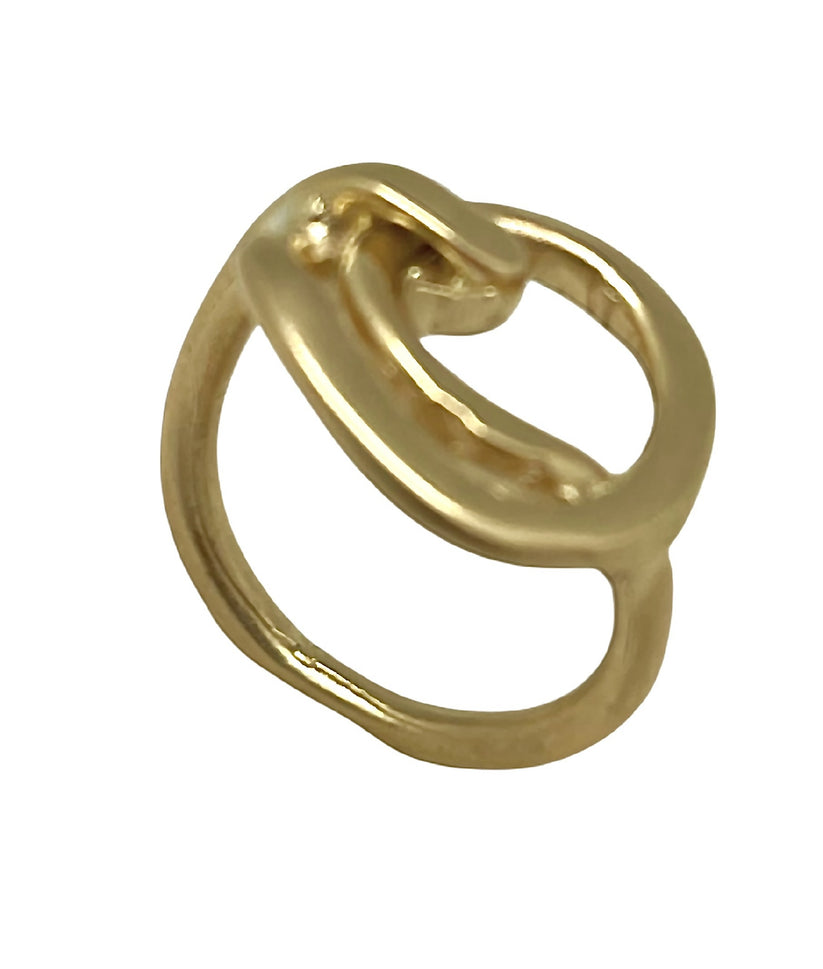 Anillo Mi Mundo en zamak chapado dorado (latón) - Imagen 3