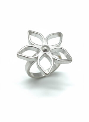 Anillo Irregular Blom plata 10µ chapado