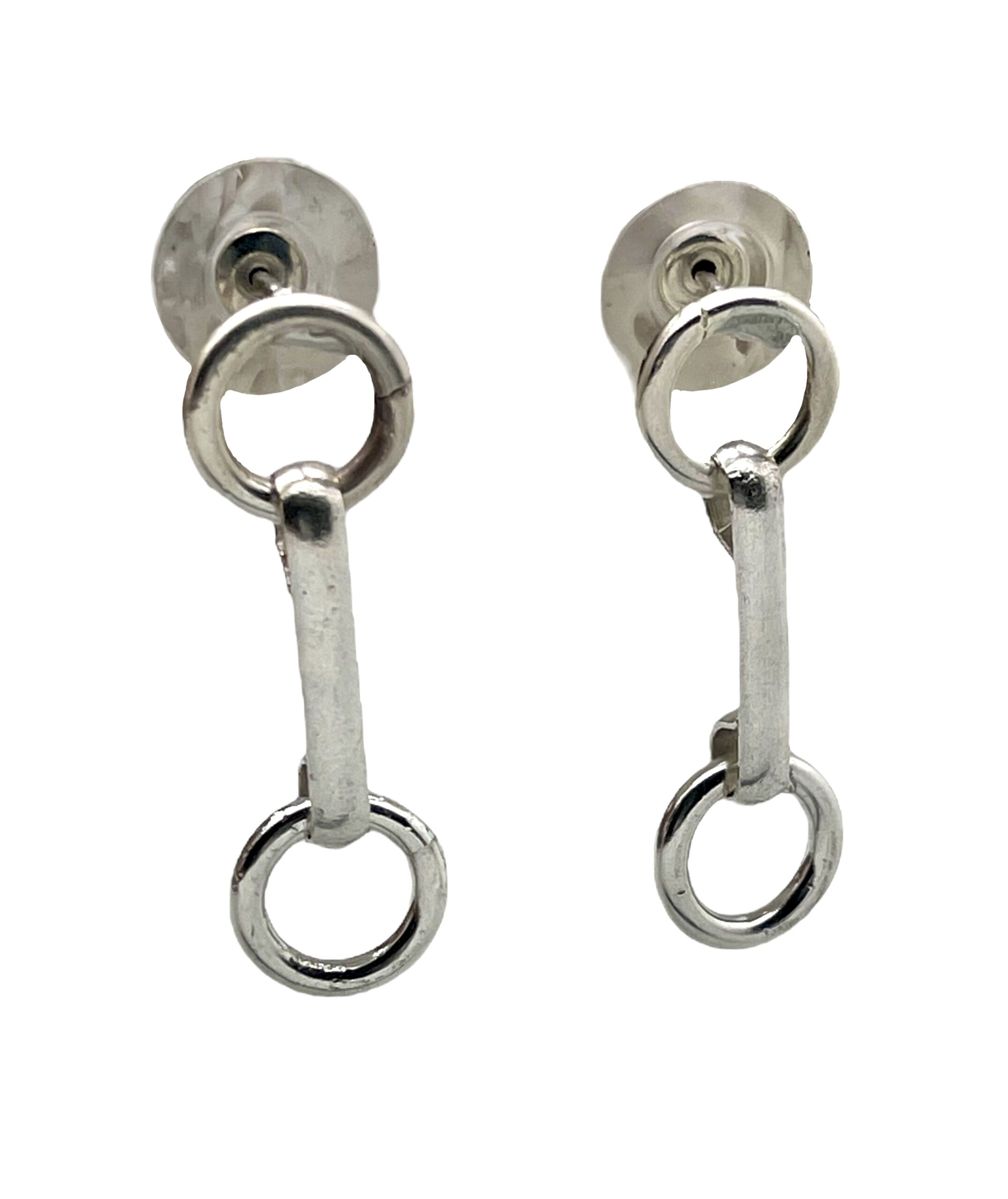 Pendiente 2For2 plata chapado - Imagen 2