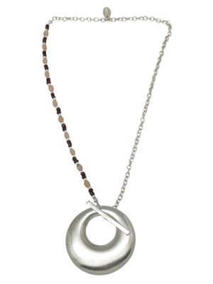 Collar MyHole en plata 10µ y rosas