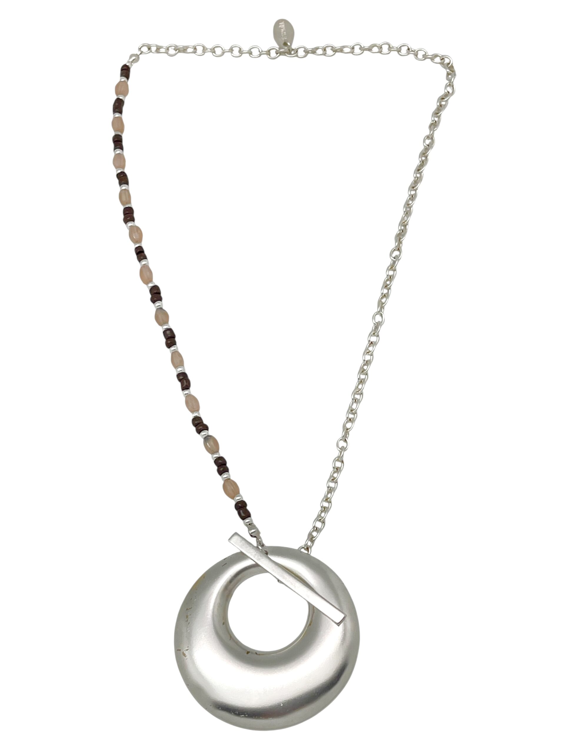 Collar MyHole en plata 10µ y rosas