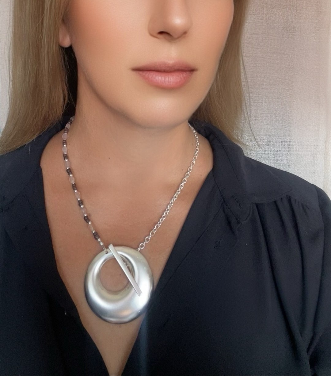 Collar MyHole en plata 10µ y rosas - Imagen 6