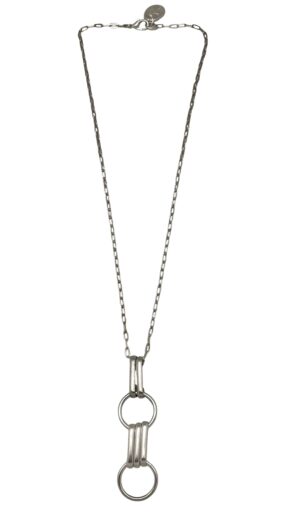 Collar 2For2 colgante con cadena en plata 10µ