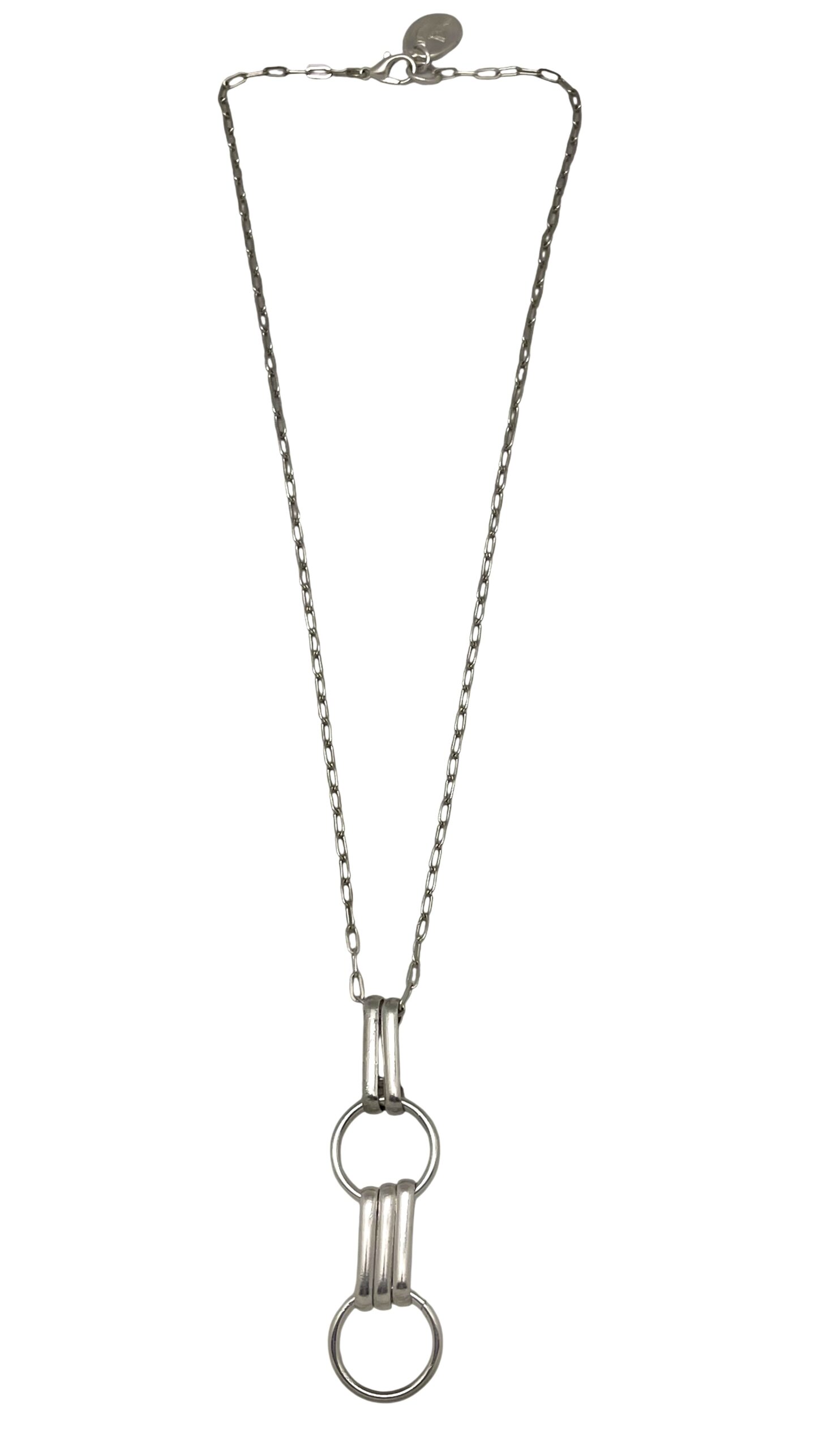 Collar 2For2 colgante con cadena en plata 10µ