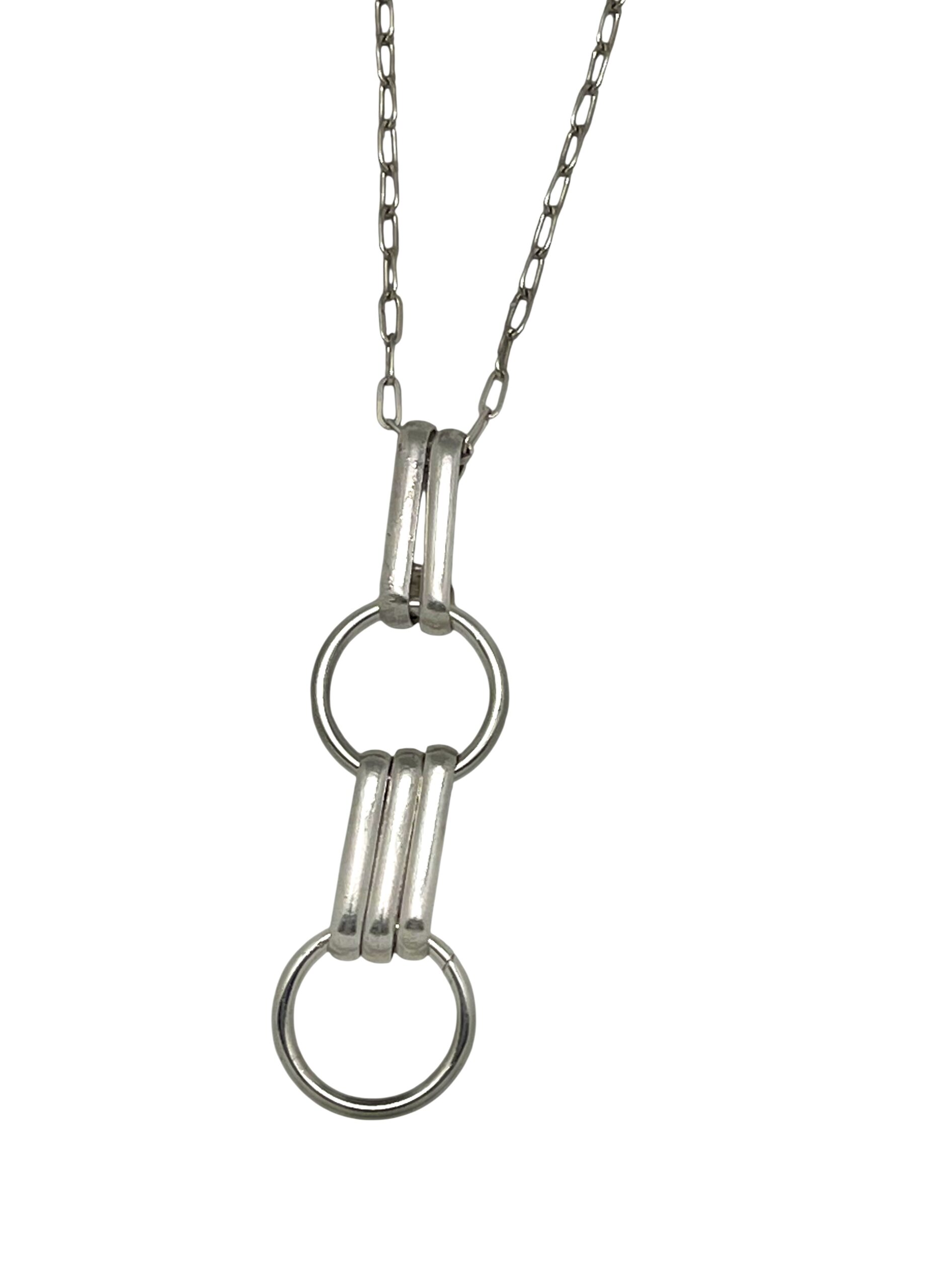 Collar 2For2 colgante con cadena en plata 10µ - Imagen 3
