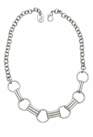 Gargantilla Total For U en plata chapado 10µ