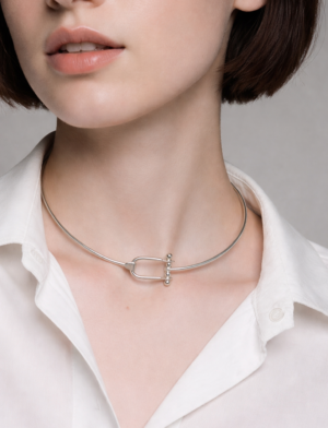Collar - gargntilla Icon abierto en plata 10µ