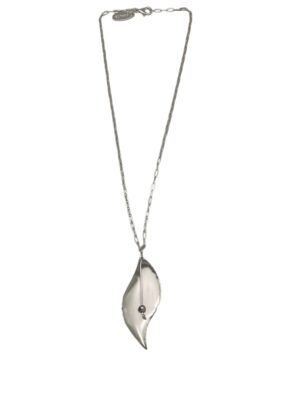 Collar colgante Elara con gancho en plata 10µ latón