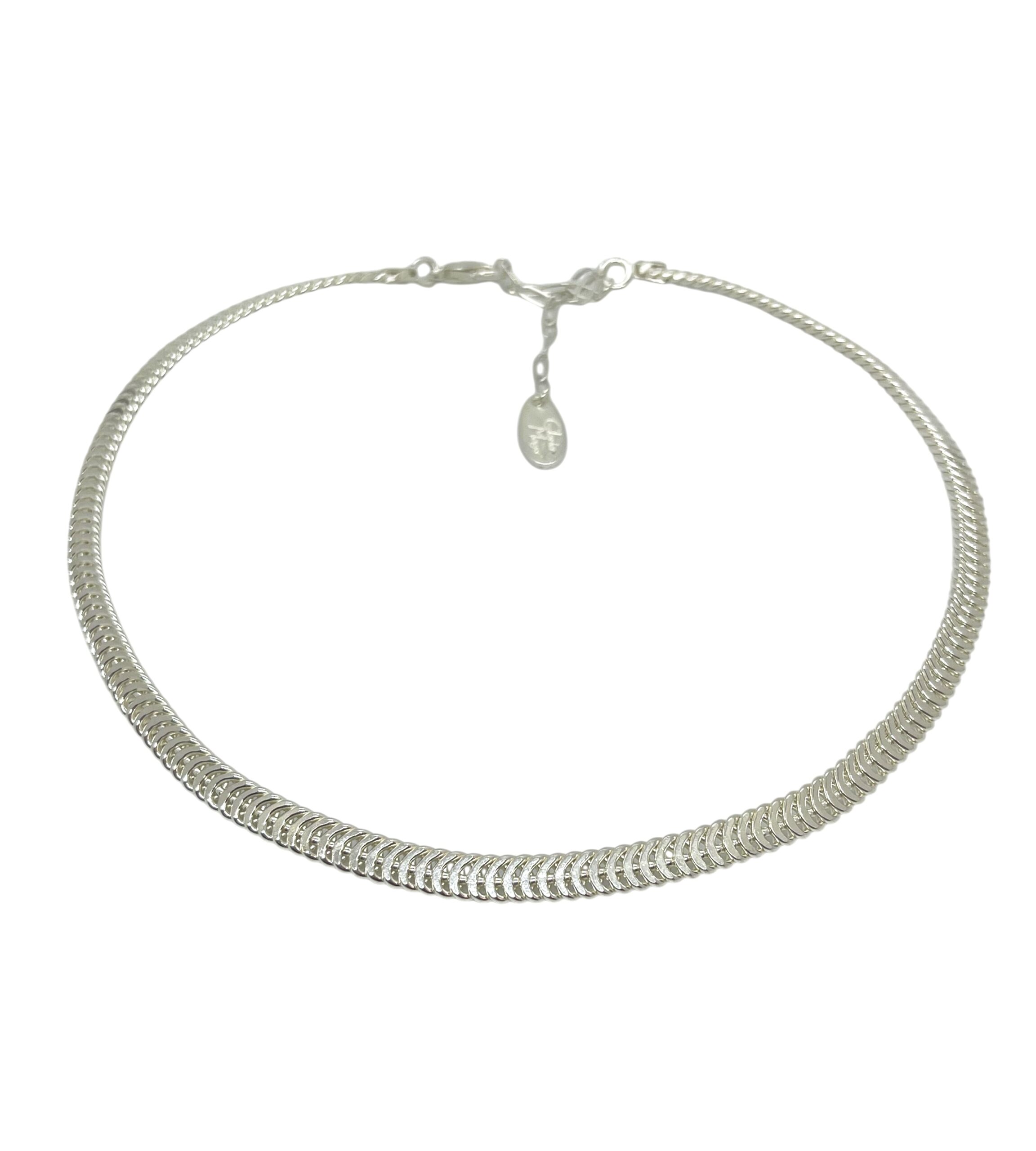 Collar - gargantilla Marea en plata 10µ latón - Imagen 2