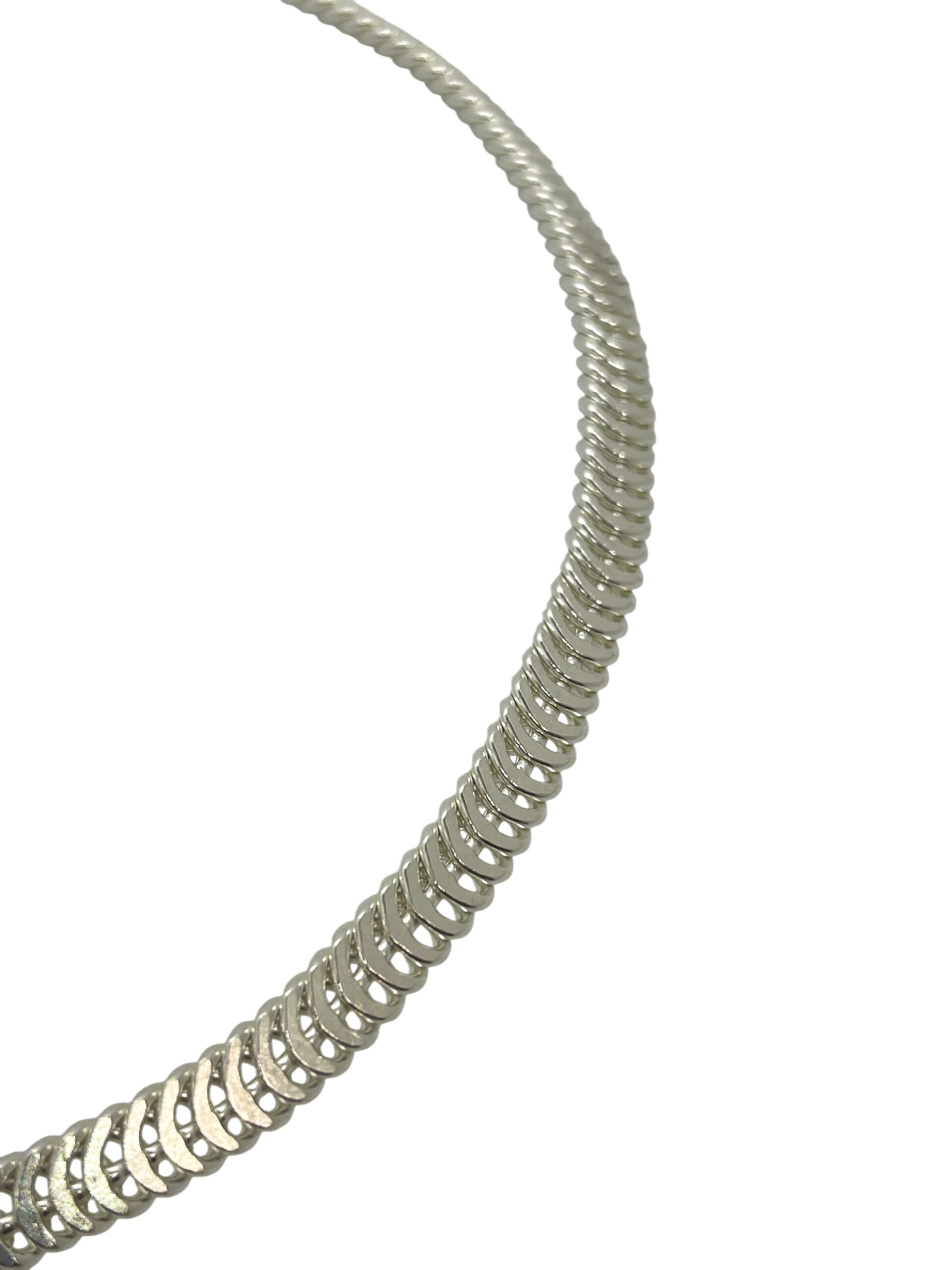 Collar - gargantilla Marea en plata 10µ latón - Imagen 4