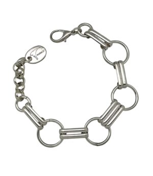 Pulsera Total For U en plata chapado 10µ