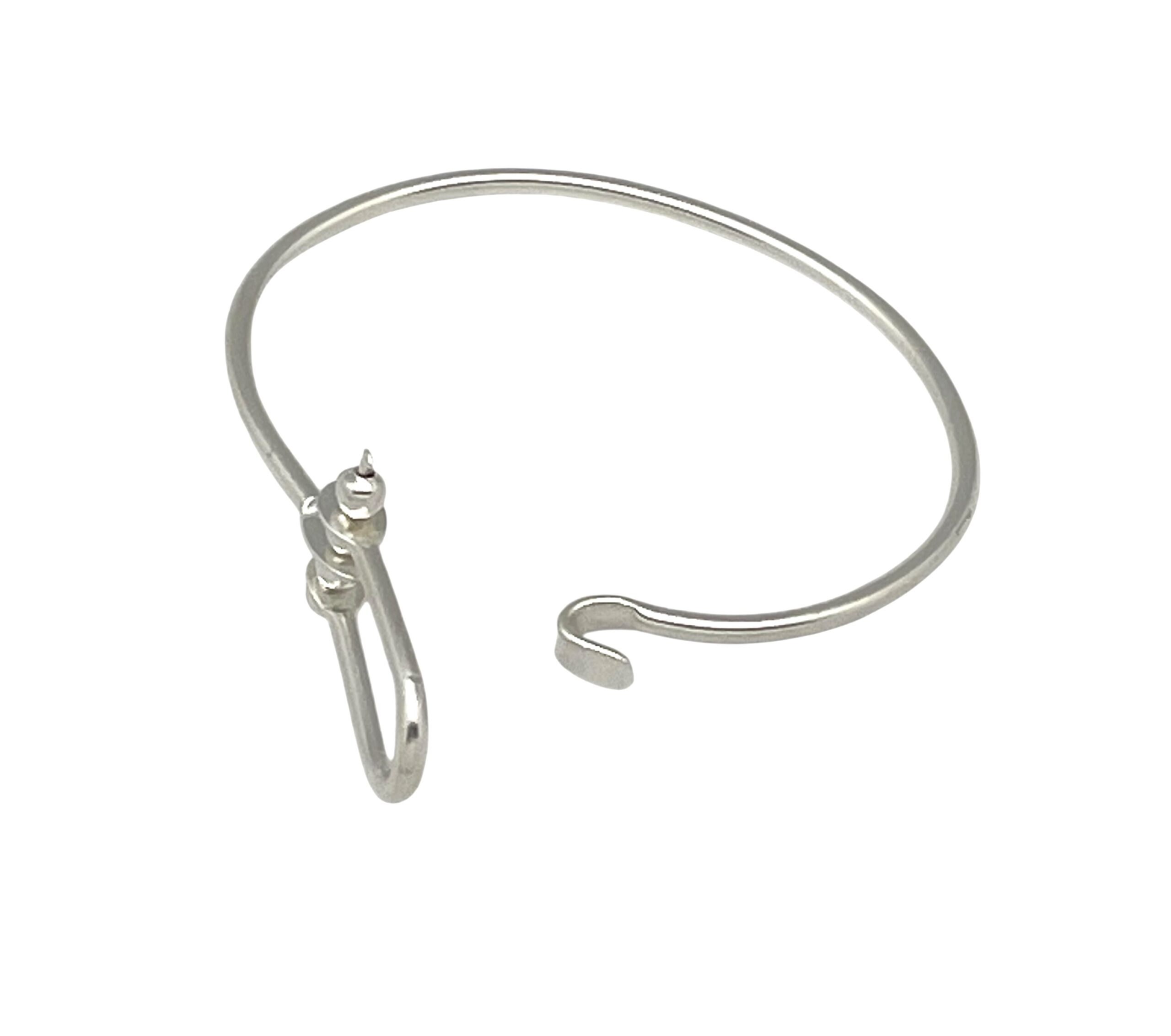 Pulsera Icon en latón chapado plata 10µ - Imagen 3