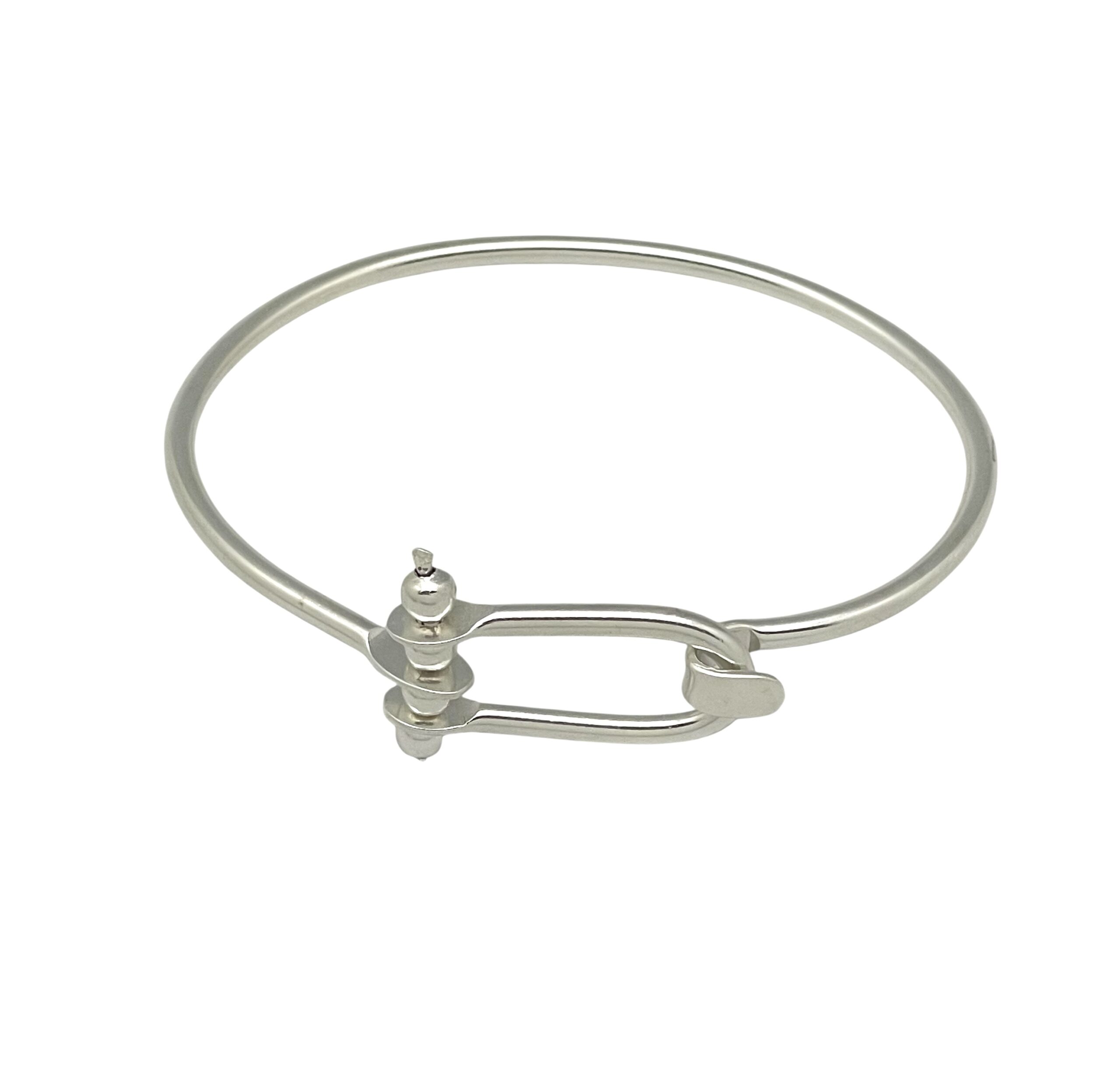 Pulsera Icon en latón chapado plata 10µ - Imagen 5