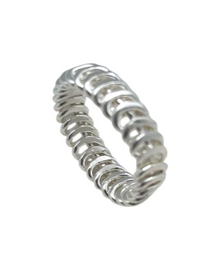 Anillo Marea en plata 10µ latón. T16