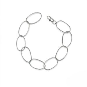 Pulsera Mil cadena plata 100% Eslabón soldado